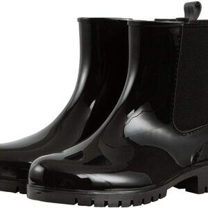 Women Waterproof Chelsea Rain Boots Lightweight Non Slip Garden Muck Shoes